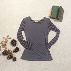 Lace & stripes kind of steampunk long sleeve